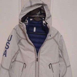 Brand New!Rare Under Armour PARKA 3 IN 1.STORM PROOF. Women's Small. Loose Fit.